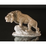 Großer Löwe auf Stein, Bing & Gröndahl Figur Nr. 2057