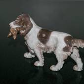 Cocker Spaniel bringt die Beute zurück, Bing & Gröndahl Hund Figur Nr. 2061