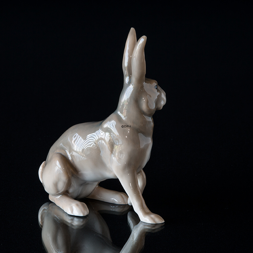 Hase, sitzend, Bing & Gröndahl Figur Nr. 2081