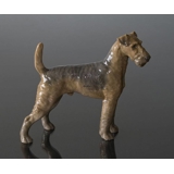 Airedale Terrier, Bing & Gröndahl Hundefigur Nr. 2099