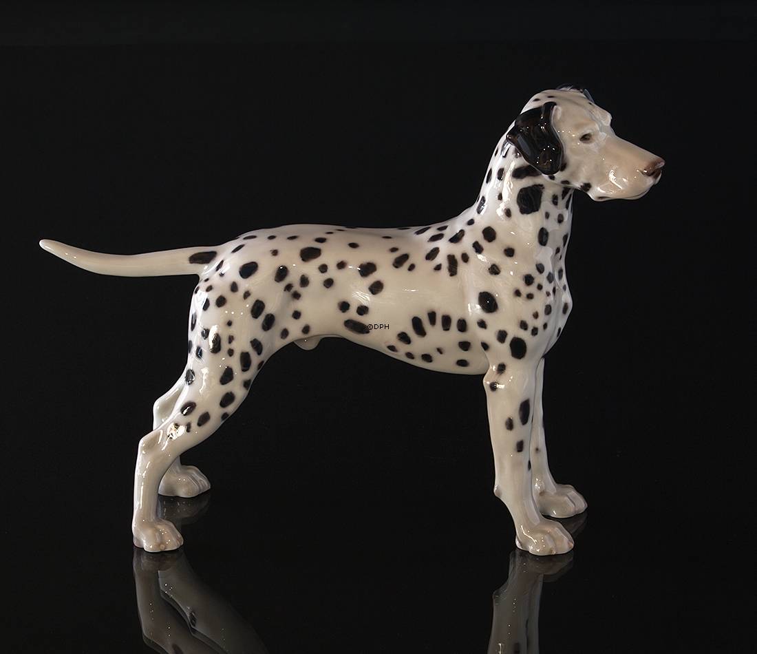 Dalmatiner, 19cm, Bing & Gröndahl Hund Figur Nr. 2122