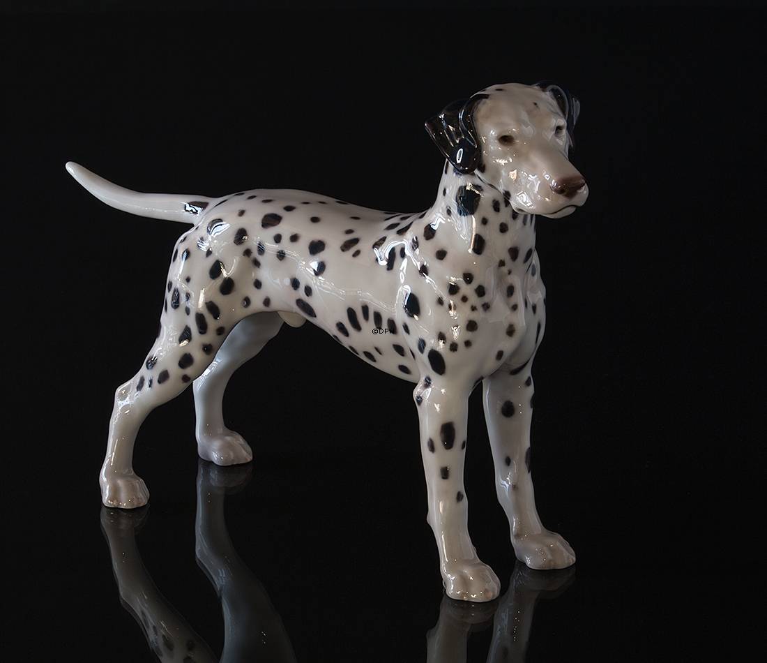 Dalmatiner, 19cm, Bing & Gröndahl Hund Figur Nr. 2122