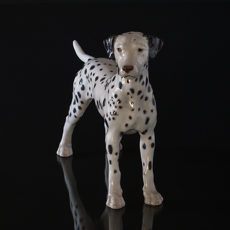Dalmatiner, 19cm, Bing & Gröndahl Hund Figur Nr. 2122
