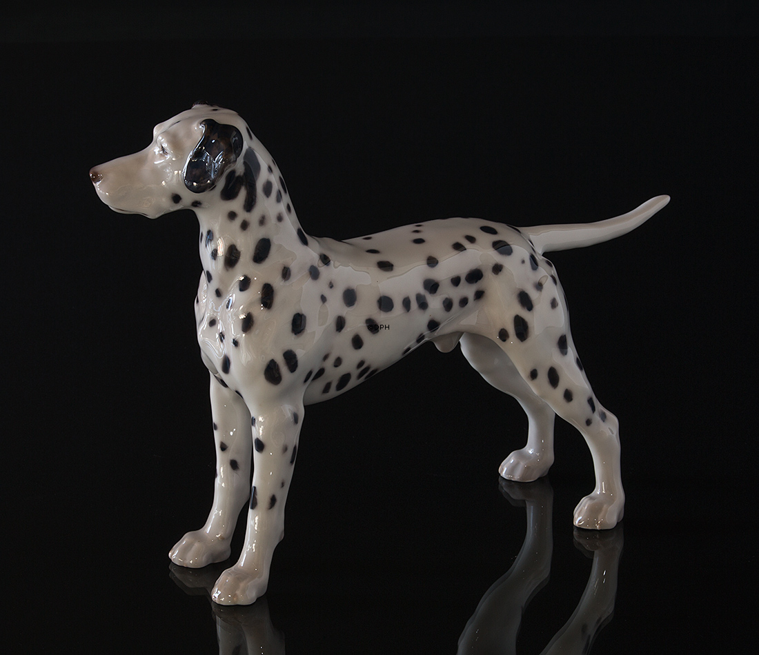 Dalmatiner, 19cm, Bing & Gröndahl Hund Figur Nr. 2122