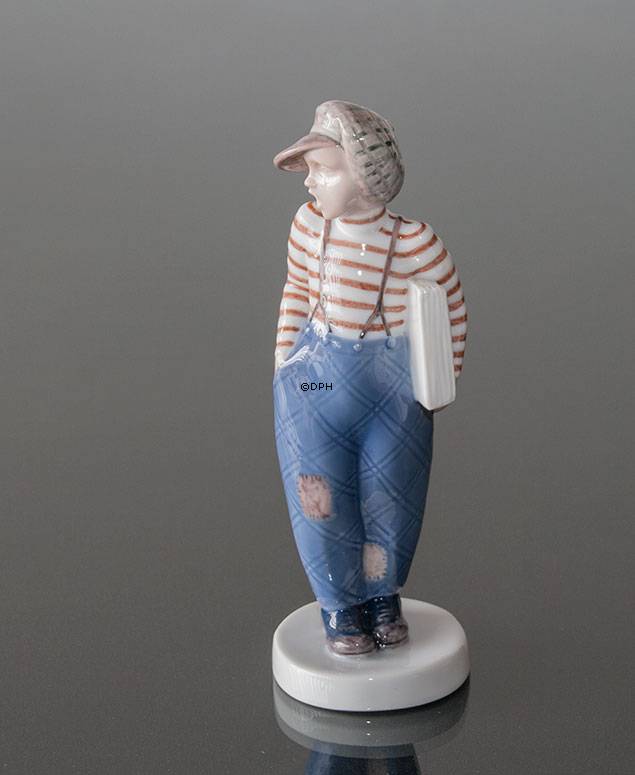 Zeitungsbote bringt die Nachrichten, Bing & Gröndahl Figur Nr. 2148