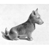 Scottish Terrier sitzend, Bing & Gröndahl Hund Figur Nr. 2170