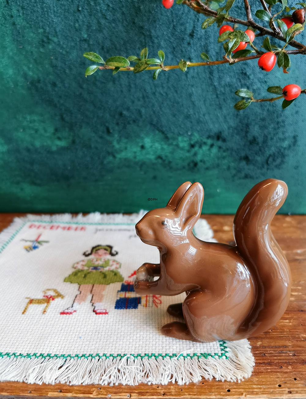 Eichhörnchen, Bing & Gröndahl Figur Nr. 2177