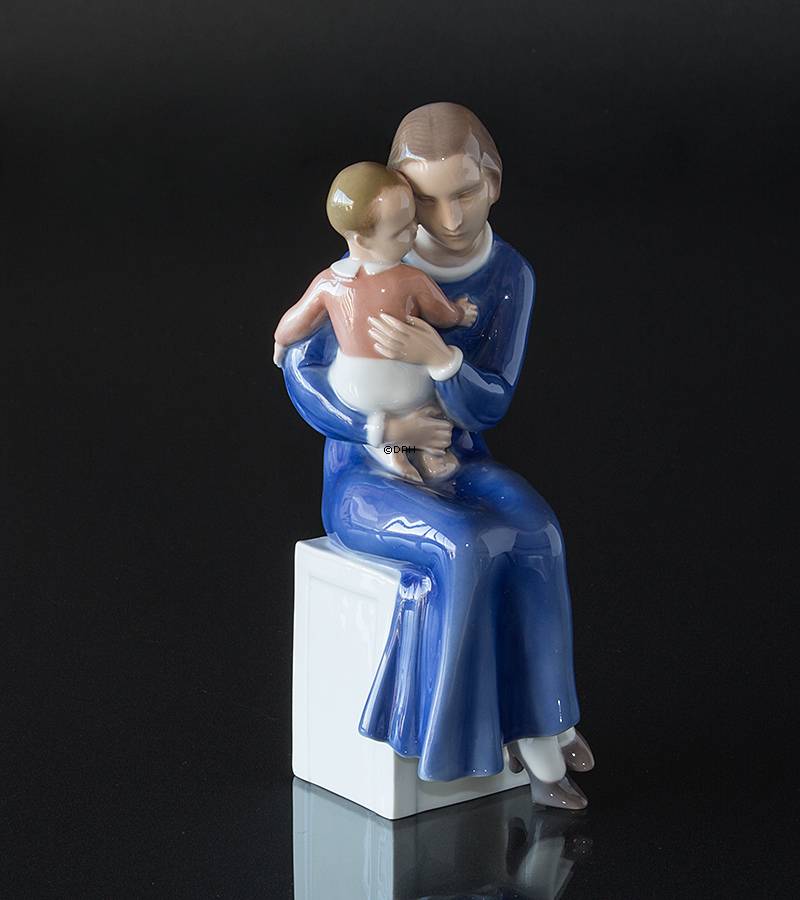 Mutter mit Kind, Bing & Gröndahl Figur Nr. 2200