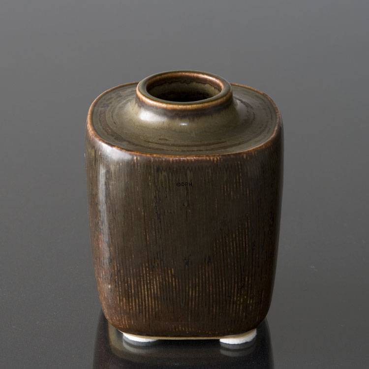 Vase Steingut. Bing & Gröndahl Nr. 222, entworfen von Valdemar Petersen