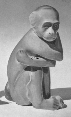Affe, Bing & Gröndahl Figur Nr. 2221