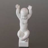 So groß! Weißes Kind Figur, Bing & Gröndahl Figur Nr. 1002461 