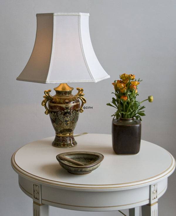 Vase Steingut. Bing & Gröndahl Nr. 222, entworfen von Valdemar Petersen