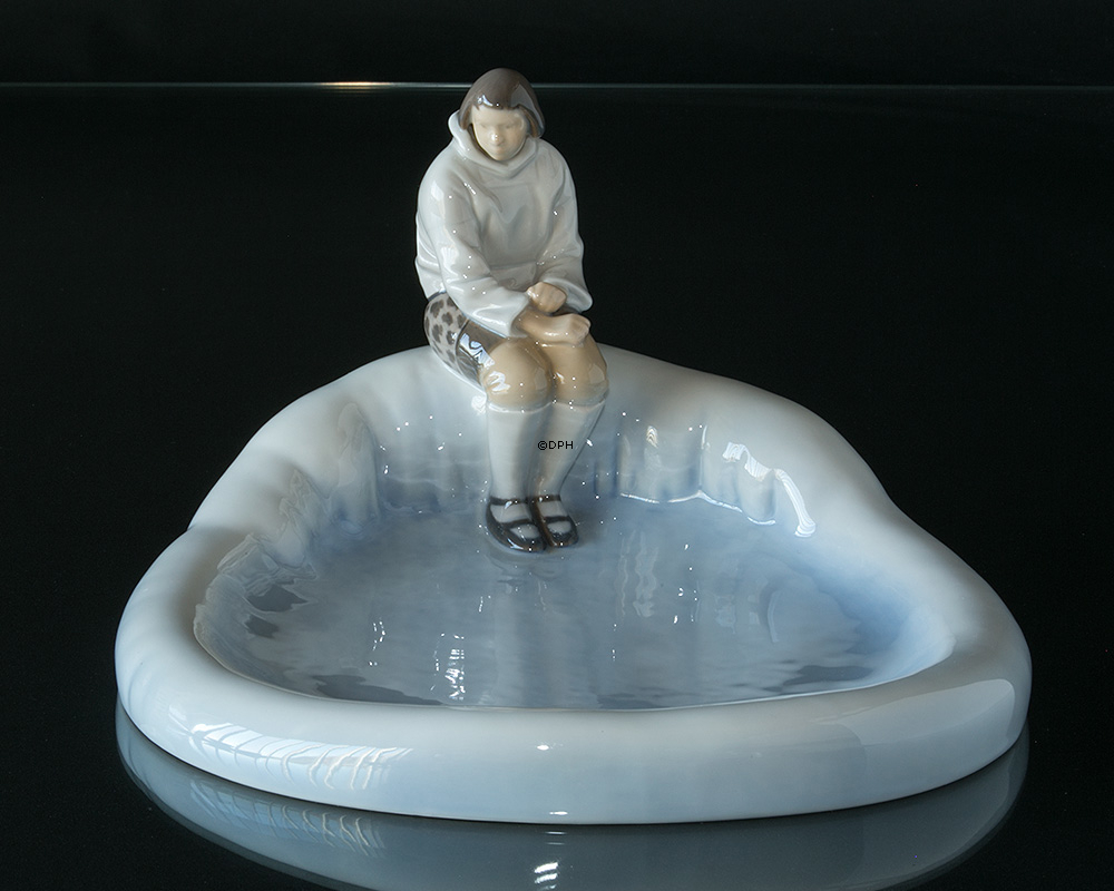 Grönländer auf Schale Bing & Gröndahl Nr. 2253