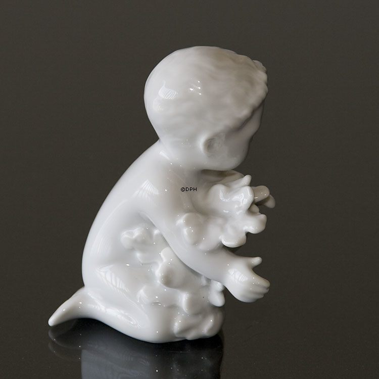 Seekind mit Blasentang in den Armen, Bing & Gröndahl Figur Nr. 471 oder 2266