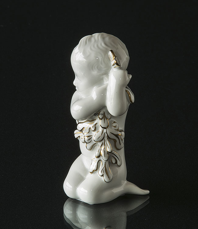 Seemädel, Goldverzierte Bing & Gröndahl Figur Nr. 2267