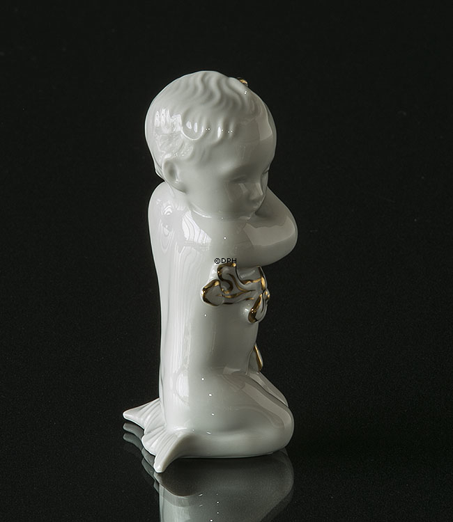 Seemädel, Goldverzierte Bing & Gröndahl Figur Nr. 2267