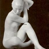 Mädchen, sitzend, Bing & Gröndahl Figur