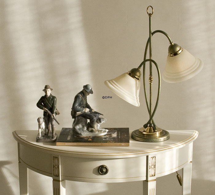 Jäger mit Hund, Bing & Gröndahl Figur Nr. 2328