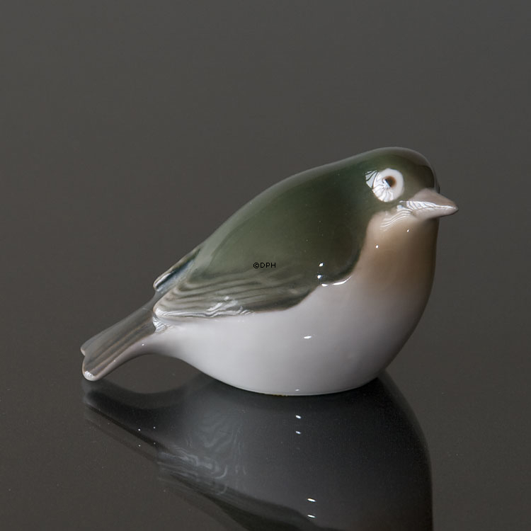 Brillenvogel, Bing & Gröndahl Vogelfigur Nr. 2347