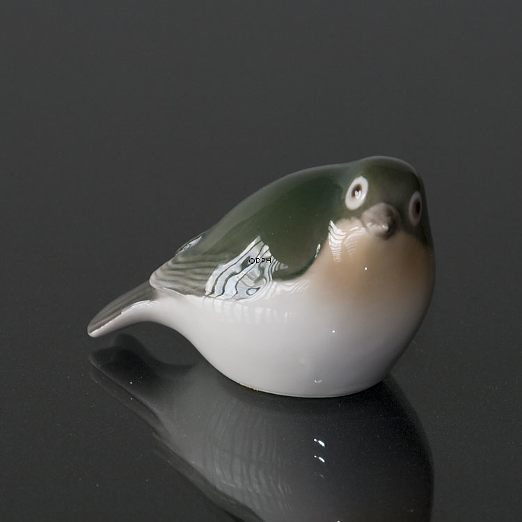 Brillenvogel, Bing & Gröndahl Vogelfigur Nr. 2347