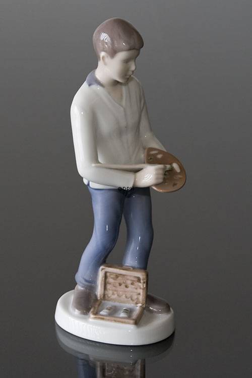 Der kleine Maler, Bing & Gröndahl Figur Nr. 2350