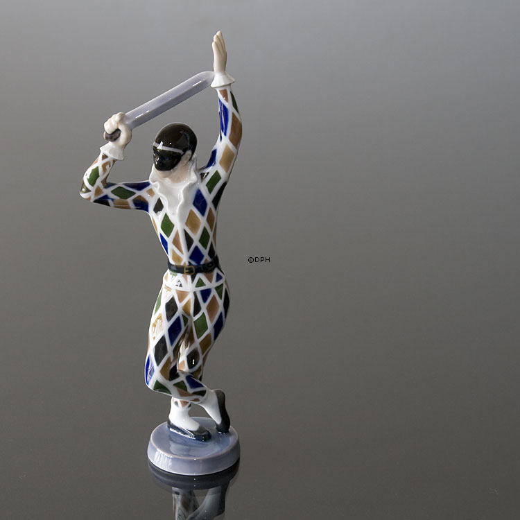 Harlekin, Bing & Gröndahl Figur Nr. 487 oder 2354