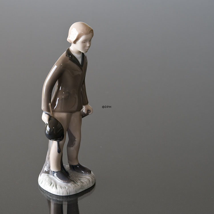 Reiter, Mädchen im Reitkleidung, Bing & Gröndahl Figur Nr. 2369