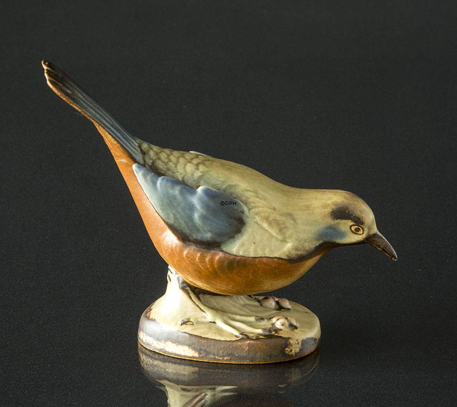 Amsel, Bing & Gröndahl Steingut Vogel Figur Nr. 2405