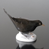 Amsel sitzend, Bing & Gröndahl Vogelfigur Nr. 2405