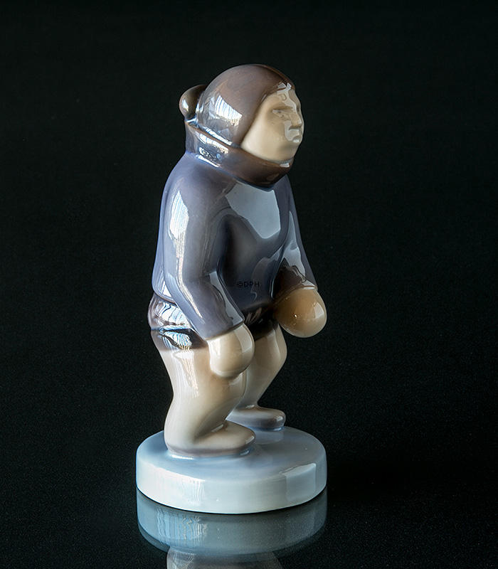 Inuit (Grönländisch) Frau, Bing & Gröndahl Figur Nr. 2414