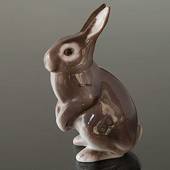 Braunes Kaninchen stehend, Bing & Gröndahl Figur Nr. 2423