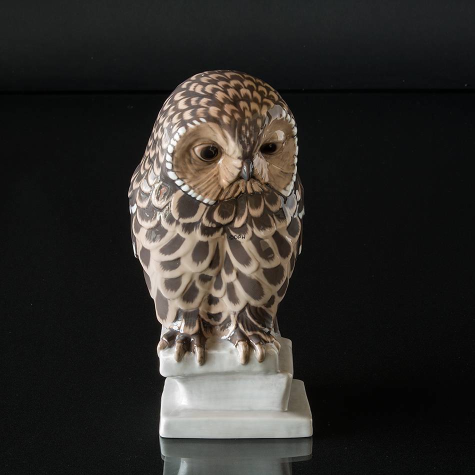 Steinkauz, Bing & Gröndahl Vogelfigur Nr. 2424