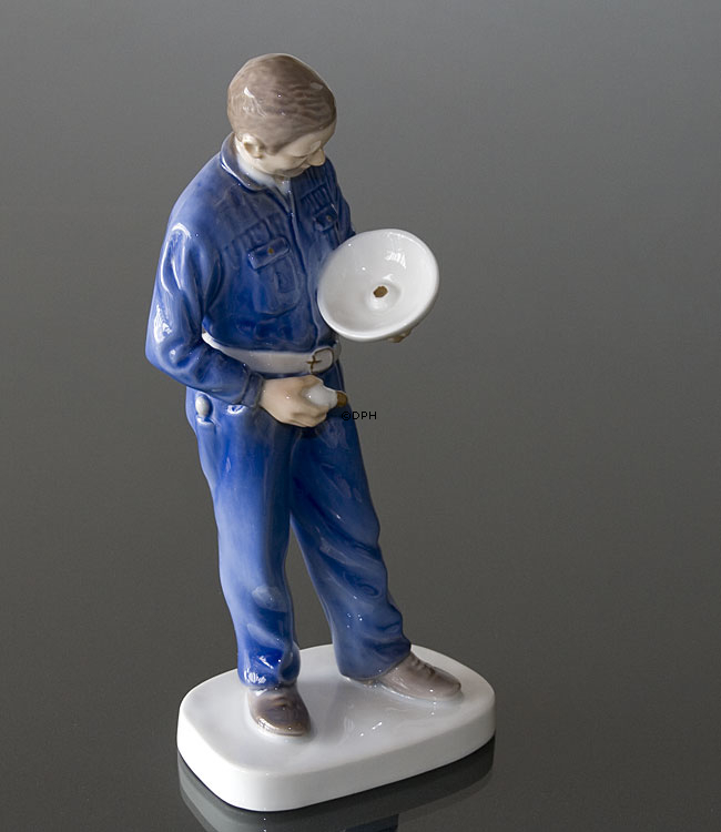 Elektriker, Bing & Gröndahl Figur Nr. 2428