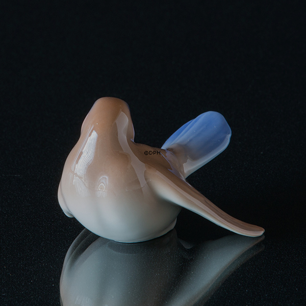 Vogel putzt seine Federn, Bing & Gröndahl Vogelfigur Nr. 2459