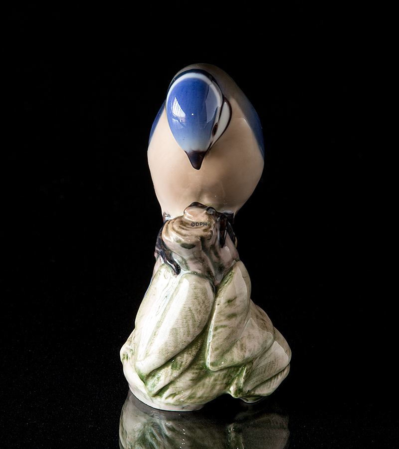 Blaumeise, Bing & Gröndahl Vogelfigur Nr. 2463