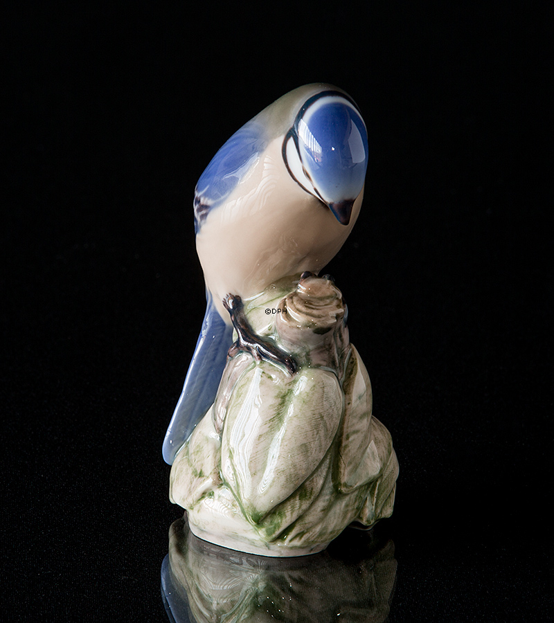 Blaumeise, Bing & Gröndahl Vogelfigur Nr. 2463
