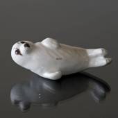 Robben liegend auf der Seite, Bing & Gröndahl Figur Nr. 2472