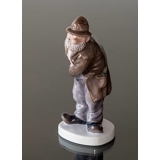 Sofus der lustige Vagabund, der eine Münze findet, Bing & Gröndahl Vagabunden Figur Nr. 2473
