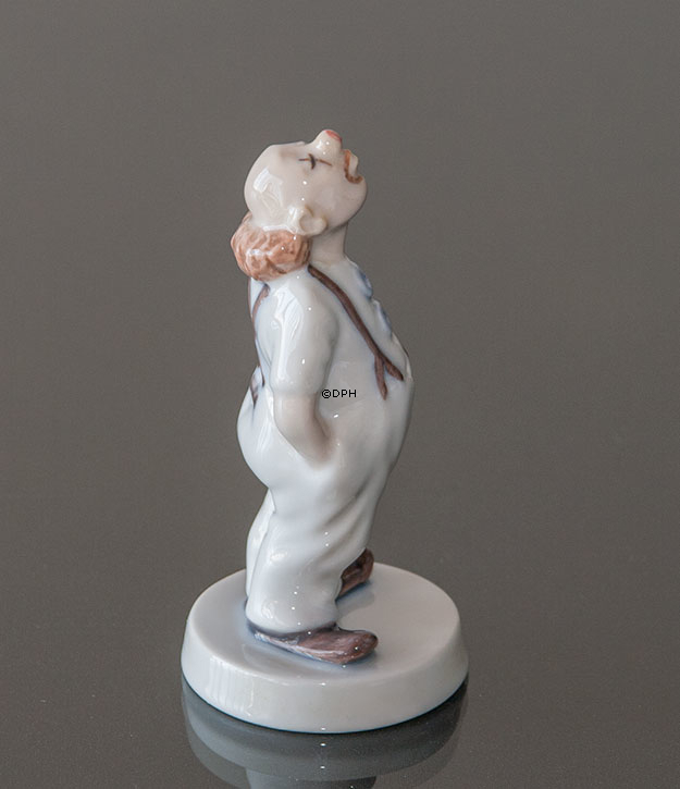 Clown mit den Händen in den Taschen, Bing & Gröndahl Figur Nr. 510 oder 2510