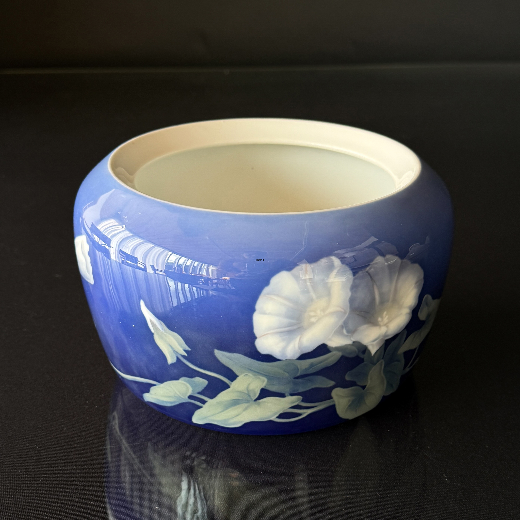Bing & Grøndahl Blumentopfübertopf mit Winde Nr. 253-17