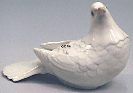 Taube mit dem Schwanz nach unten, Bing & Gröndahl Vogelfigur Nr. 540 oder 2540