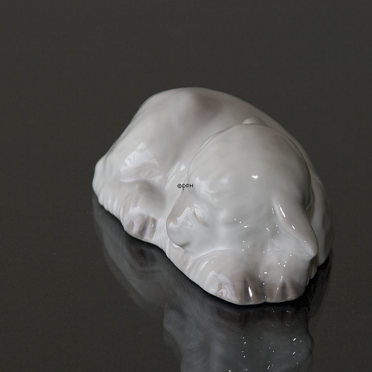 Lamm schläft unschuldig, Bing & Gröndahl Figur Nr. 558 oder 2558