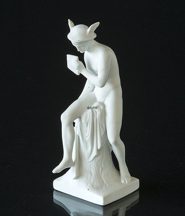 Hermes, Bing & Gröndahl Figur Nr. 2995, Mercurius Argreiphontes / Argostöter