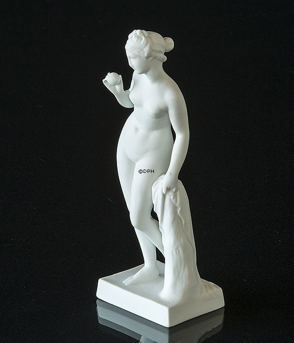 Aphrodite, Bing & Gröndahl Figur Nr. 2996, Venus mit dem Apfel