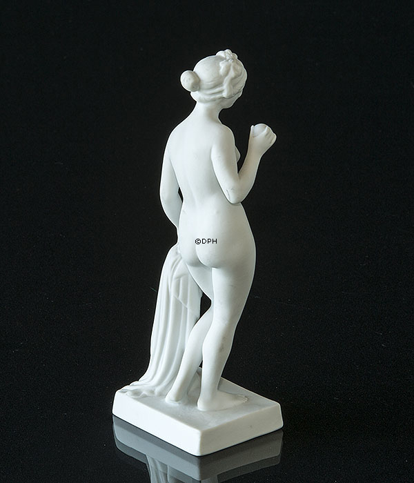 Aphrodite, Bing & Gröndahl Figur Nr. 2996, Venus mit dem Apfel