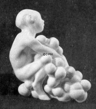 Satyr mit Trauben, Bing & Gröndahl Figur Nr. 4027