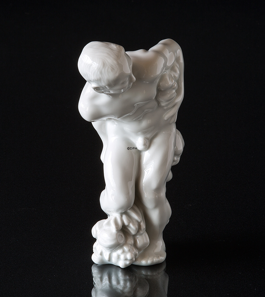 Mann und Kind mit Überschuss von Früchte (Kain), Bing & Gröndahl Figur Nr. 4032