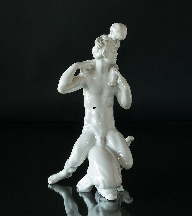 Mann mit Kind, Bing & Gröndahl Figur Nr. 56 oder 4056