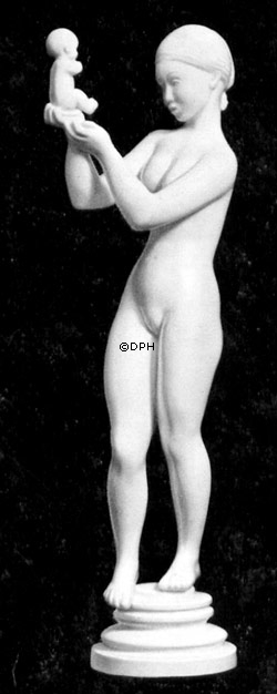 Venus mit Apfel, Bing & Gröndahl Figur Nr. 108 oder 4108