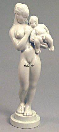 Säugendes Baby, Frau mit Kind, Bing & Gröndahl Figur Nr. 111 oder 4111